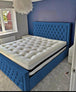 Heaven bed Uphulstored Chesterfield Bed - Sam Beds