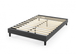 Platform Modern Italian Grey Fabric Bed Frame - Sam Beds