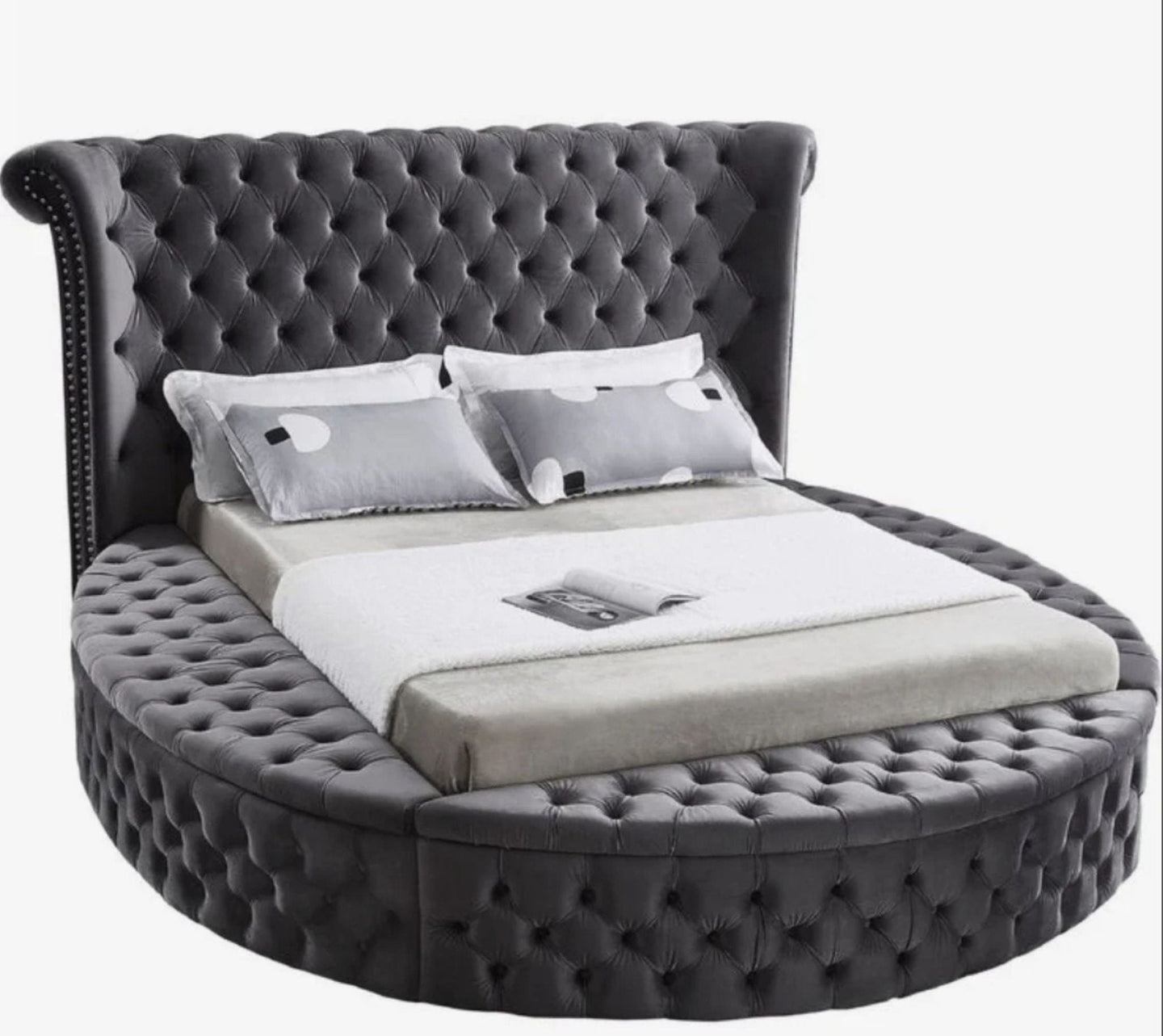 Round Luxury bed -Mattress Included - Sam Beds