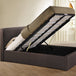 Selena Ottoman Gas Lift Storage Fabric Bed - Sam Beds