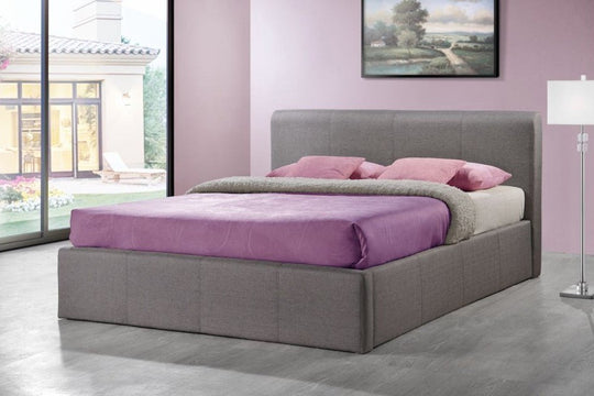 Selena Ottoman Gas Lift Storage Fabric Bed - Sam Beds