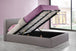 Selena Ottoman Gas Lift Storage Fabric Bed - Sam Beds